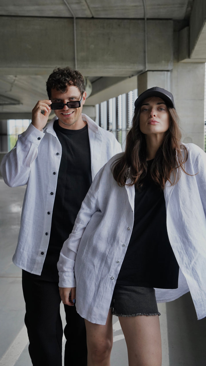 unisex oversize classic shirt pdf sewing pattern 